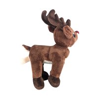 Vintage Dandee Rudolph & Dancer Plush Set, Christmas Holiday Decor, Nostalgic Plush Toys, Gift for Rudolph Fan