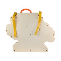 Vintage Fisher-Price Musical Activity Center Crib Toy - 1970s Nursery Decor