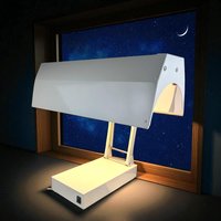 Northern Light Technologies Sadelite, Light Therapy Lamp, Adjustable Bright Light, Desk Lamp, Vintage Light, Functional Lighting