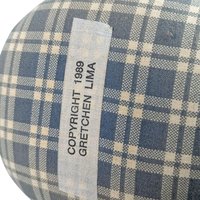 Gretchen Lima Folk Art Doll: Signed Vintage Textile Doll, 1989