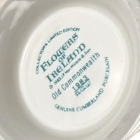 Vintage Flowers of Ireland Decanter: 1983 Old Commonwealth Irish Decor