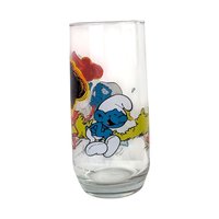 Vintage 1982 Smurf Tumblers: Papa, Jokey, Gargamel - Set of 3