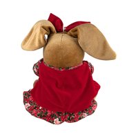 Vintage Velveteen Rabbit Plush: 1985 Commonwealth Christmas Bunny