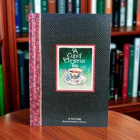 A Cup of Christmas Tea Book, Tom Hegg, Holiday Story, Christmas Gift, Vintage Book, Collectible Christmas Book, Illustrated Book