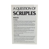 1984 High Game A Question of Scruples, Complete Vintage Board Game, Ethical Dilemma Game, Party Game, Conversation Starter