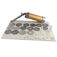 Vintage Sawa 2000 Deluxe Metal Cookie Press, Complete Set, Made in Sweden, Baking Tool, Cookie Decorating, Collectible Kitchen Gadget