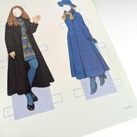 1994 Bill Clinton Paper Doll Book: Tom Tierney Presidential Family Collectible