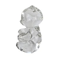 Vintage Fenton Clear Glass Bear Figurine, Crystal Bear, Collectible Figurine, Glass Animal, Home Decor, Paperweight, Gift for Bear Lover