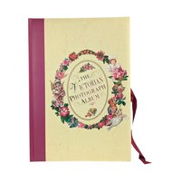 Vintage Victorian Photo Album: Floral Butterfly Design, 35 Photos