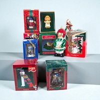 Vintage Christmas Ornament Choice, 10 Ornaments, Hallmark, Kaiser, Enesco, Raggedy Ann, Snowman, Teddy Bear, Collectible Ornaments