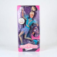 Vintage 1997 Olympic Skater Barbie Doll: Mattel Collectible Toy