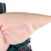 Vintage Fabric Pig Jar: Handmade Folk Art Whimsical Decor