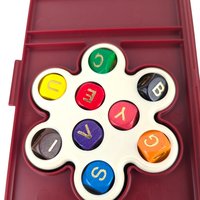 1986 Milton Bradley Travel Play on Wordz Game, Vintage Word Building Game, Family Fun, Road Trip Entertainment, Gift for Game Collectors