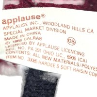 Vintage 1988 Applause California Raisins Bendable Figures, 1980s Collectible Toys, Retro Novelty Gift, Nostalgic 80s Memorabilia, Hardees