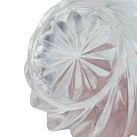 Vintage Swirled Glass Perfume Bottle: Vanity Decor, Collectible