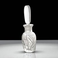 Vintage Lenox Windswept Perfume Bottle: Clear Glass Vanity Decor