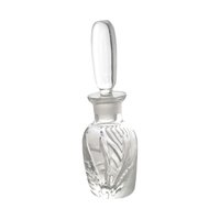 Vintage Lenox Windswept Perfume Bottle: Clear Glass Vanity Decor