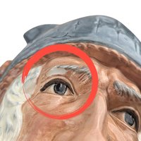 Vintage Royal Doulton Don Quixote Toby Jug D6455: English Pottery