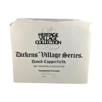 1989 Dept 56 Dickens Village Mr. Wickfield Solicitor Building, David Copperfield, Vintage Christmas Decor, Gift for Collector