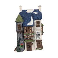 1988 Dept 56 Dickens Village The Wool Shop Building, Vintage Christmas Decor, Collectible Village Piece, Gift for Collector