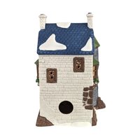 1988 Dept 56 Dickens Village The Wool Shop Building, Vintage Christmas Decor, Collectible Village Piece, Gift for Collector