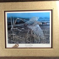 Signed & Numbered Pheasant Print by Randall Raduenz: Wildlife Art 15/750