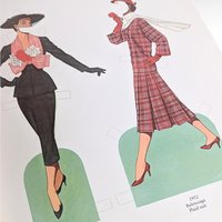 1985 Great Fashion Designs of the Fifties Paper Dolls, Tom Tierney, Complete Set, Vintage Paper Dolls, Gift for Collector