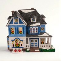 1996 Dept 56 Shingle Victorian House, Snow Village Collectible, Lighted Christmas Village Display, Holiday Home Decor Gift