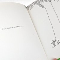Vintage The Giving Tree by Shel Silverstein, Hardcover Children's Book, Classic Illustrated Storybook, Harper and Row
