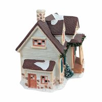 1994 Seasonal Specialties Village House, Christmas Valley Collection, Lighted Holiday Village Decor, Ceramic Christmas House