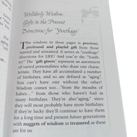 2002 Signed Wellderly Wisdom Book, Maryann Glasgow Softcover, Gift to the Present, Signed Author Copy, Inspirational Reading