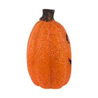 Vintage Popcorn Melted Plastic Light Up Jack O'Lantern, 10" Halloween Decoration, Retro Holiday Decor, Spooky Gift