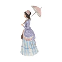 1978 Avon Mrs. Albee Award Figurine, Vintage Avon Collectible, Woman with Umbrella, Sales Achievement Award, Ceramic Figurine