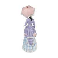 1978 Avon Mrs. Albee Award Figurine, Vintage Avon Collectible, Woman with Umbrella, Sales Achievement Award, Ceramic Figurine