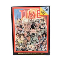 Vintage 1983 Time Magazine Trivia Board Game, Complete, Retro Game, Family Game Night, 80s Nostalgia, Gift for Trivia Buff
