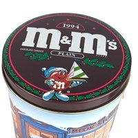 Vintage M&M's Christmas Tins, 1991 and 1994 Holiday Collectible Tins, Candy Storage, Gift for Collector, Kitchen Decor