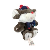 Vintage Target Dayton Lil' Tweaks Christmas Mouse Plush, 9" Holiday Stuffed Animal, Collectible Plush Toy, Gift for Collector