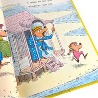 Vintage Berenstain Bears Books and Picture Frame Lot - 1960s Children's Literature - Bear Scouts, Vacation - Collectible Berenstain Bears