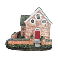 1992 Hawthorne Eastbrook Church | LeVan | Cottage Village Figure | Collectible Christmas Village | Vintage Holiday Decor
