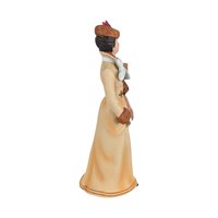 1981 Avon Mrs. Albee Award Figurine, Vintage Avon Collectible, Woman in Orange Dress, Sales Achievement Award, Ceramic Figurine