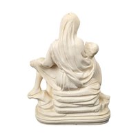 Vintage Italian Pieta Statue, Michelangelo Inspired Sculpture, Religious Figurine, Mary and Jesus Sculpture, Catholic Art, Home Altar Decor