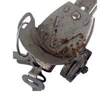 Vintage Metal Roller Skates with Key, Adjustable Sidewalk Skates with Deadnaught Wheels, Mid-Century Industrial Decor and Photo Prop