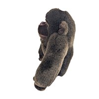Vintage 1988 Dakin Gorilla Plush, Brown Ape Stuffed Animal, 80s Jungle Animal Toy, Soft Sculpture, Nursery Room Decor, Collector Toy Gorilla