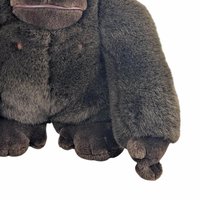 Vintage 1988 Dakin Gorilla Plush, Brown Ape Stuffed Animal, 80s Jungle Animal Toy, Soft Sculpture, Nursery Room Decor, Collector Toy Gorilla