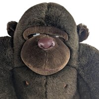 Large 1988 Dakin Gorilla Plush, 16 Inch Ape Stuffed Animal, 80s Jungle Nursery Decor, Vintage Collector Toy, King Kong Style Plushie
