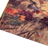 Henry Hintermeister Print, A Matter of Points, Vintage Hunting Dog Art, English Setter Pointer, Lodge Cabin Decor, Man Cave Wall Art