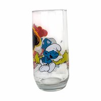 Vintage 1982 Smurf Tumblers, Set of 4, Papa, Jokey, Gargamel, Handy Smurf, Collectible Smurf Glasses, Gift for 80s Nostalgia
