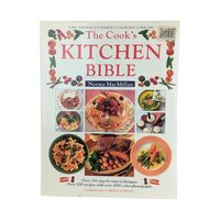 1995 The Cook's Kitchen Bible Cookbook, Norma MacMillan, Hardcover Cookbook, Illustrated Recipes, Cooking Techniques, Gift for Cooks