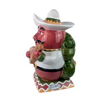 Vintage 2003 Clay Art Cha Cha Chili Pepper Cookie Jar, Ceramic Kitchen Storage, Novelty Food Decor, Gift for Chili Lovers