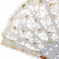 Vintage Lace Fan, Made in Japan, Elegant Hand Fan, Wedding Accessory, Bridal Gift, Dance Fan, Home Decor
